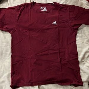 Maroon Adidas Tee